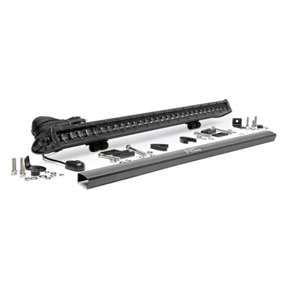 LED Light Bar 30 Inch Black Single Row
