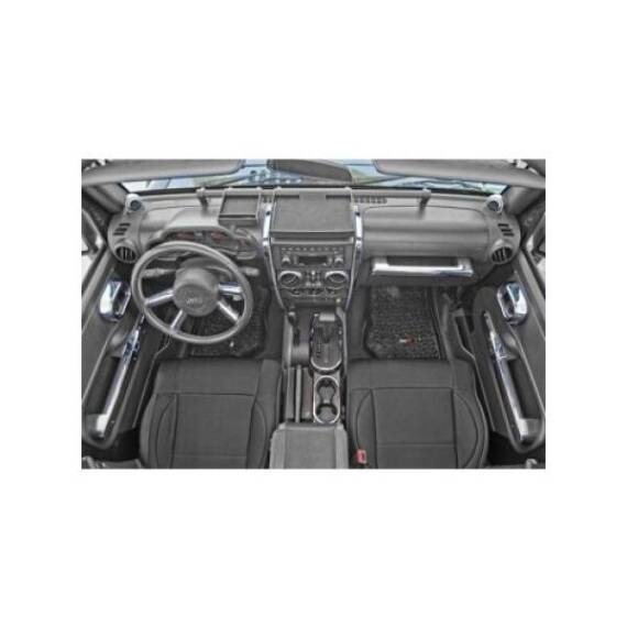INTERIOR TRIM ACCENT KIT CHROME 07-10 JEEP WRANGLER JK 1 INTERIOR TRIM ACCENT KIT CHROME 07-10 JEEP WRANGLER JK