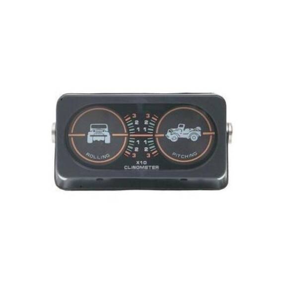 CLINOMETER W/ JEEP GRAPHIC & COMPASS ILLUMINATED UNIVERSAL 1 CLINOMETER W/ JEEP GRAPHIC & COMPASS ILLUMINATED UNIVERSAL