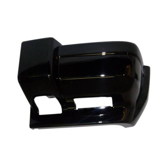 Crown Automotive Sales Co., Inc. Gloss Black Front Bumper End Cap for Driver Side on 97-01 Jeep Cherokee XJ