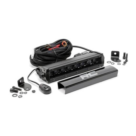 8" BLACK SERIES CREE LED SINGLE ROW LIGHT BAR