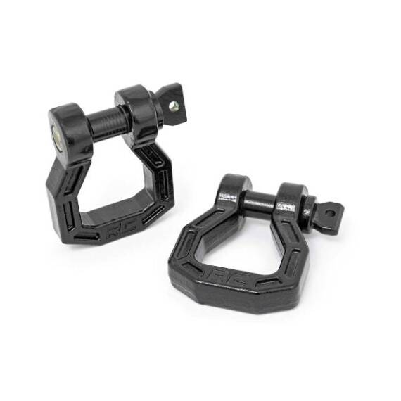 D-Ring Forged Pair Black