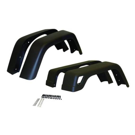 Extended Fender Flare Set for Jeep Wrangler TJ 1997-2006 and Unlimited