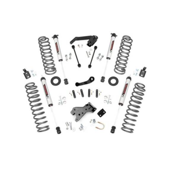 Rough Country 4 Inch Lift Kit V2 Jeep Wrangler JK 4WD 2007-2018