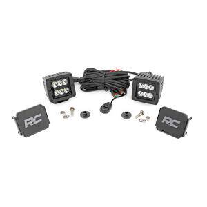 bronco-ditch-mount-71047.jpg LED Light Kit Ditch Mount 2in Black Pair Spot Pattern Ford Bronco 21-24