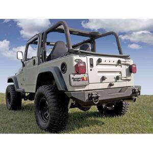 Xtreme Heavy Duty Rear Bumper in Textured Black forJeep Wrangler YJ, TJ, TJ 1...