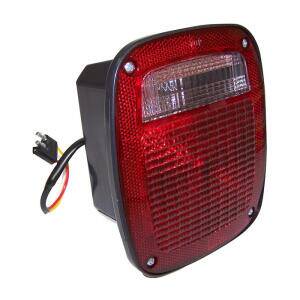 Crown Automotive Sales Co., Inc. Passenger Side Rear Tail Light in Black for 1976-1980 Jeep CJ Series