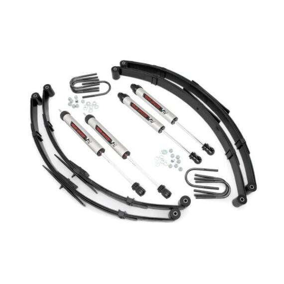 87-95_2_5in_yj_v2_kit_61570_.jpg Rough Country 2.5 Inch Lift Kit V2 Jeep Wrangler YJ 4WD 1987-1995