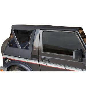 Replacement Soft Top w/ Removable Tinted Windows for 1986-1994 Suzuki Samurai Black 1 Replacement Soft Top w/ Removable Tinted Windows for 1986-1994 Suzuki Samurai Black