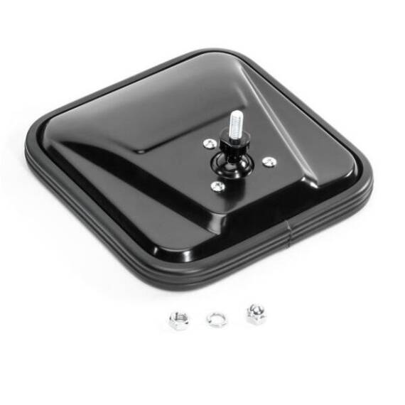 11001.09 Black Mirror Head for 1955-1986 Jeep CJ Series