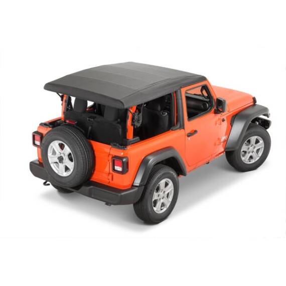 Replacement Sunrider Soft Top Deck in Black Diamond for Jeep Wrangler JL 2018-2024 Replacement Sunrider Soft Top Deck in Black Diamond for Jeep Wrangler JL 2018-2024